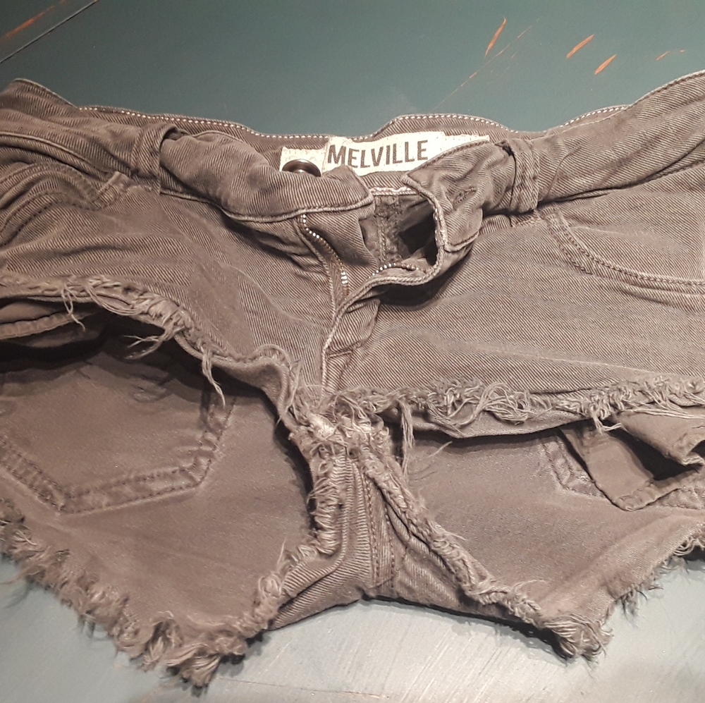 Brandy Melville Cutoff Shorts Gray 36 0 24